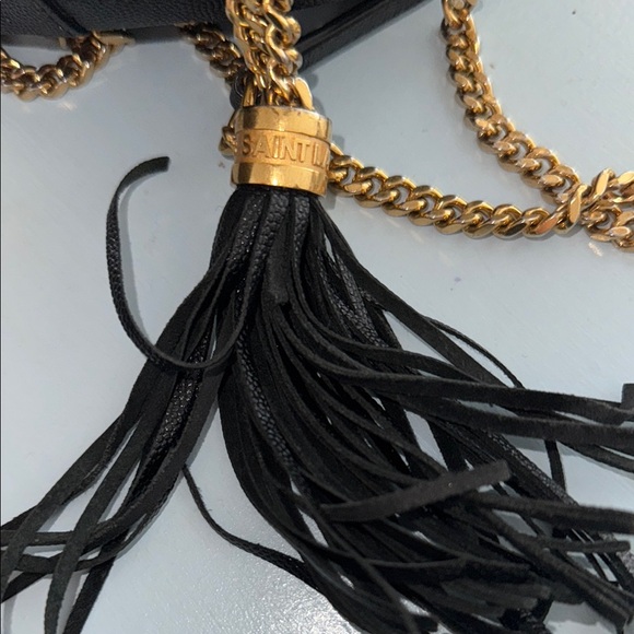 Yves Saint Laurent (YSL) Black Quilted Crossbody Purse REAL - Picture 10 of 11